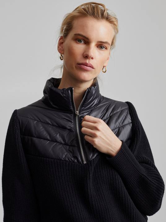 Apparel Black Women Varley Daines Half-Zip Pullover 00FX421