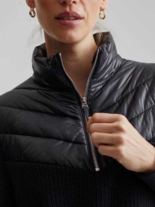 Apparel Black Women Varley Daines Half-Zip Pullover 00FX421