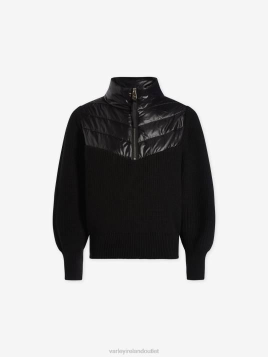 Apparel Black Women Varley Daines Half-Zip Pullover 00FX421