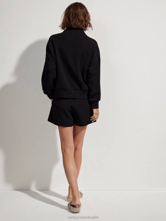 Apparel Black Women Varley Hawley Half-Zip Sweat 00FX84