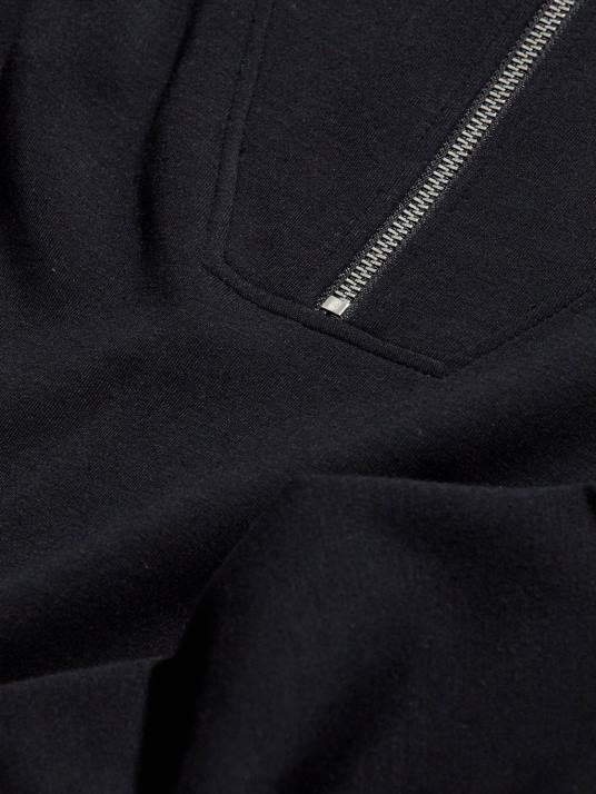 Apparel Black Women Varley Hawley Half-Zip Sweat 00FX84