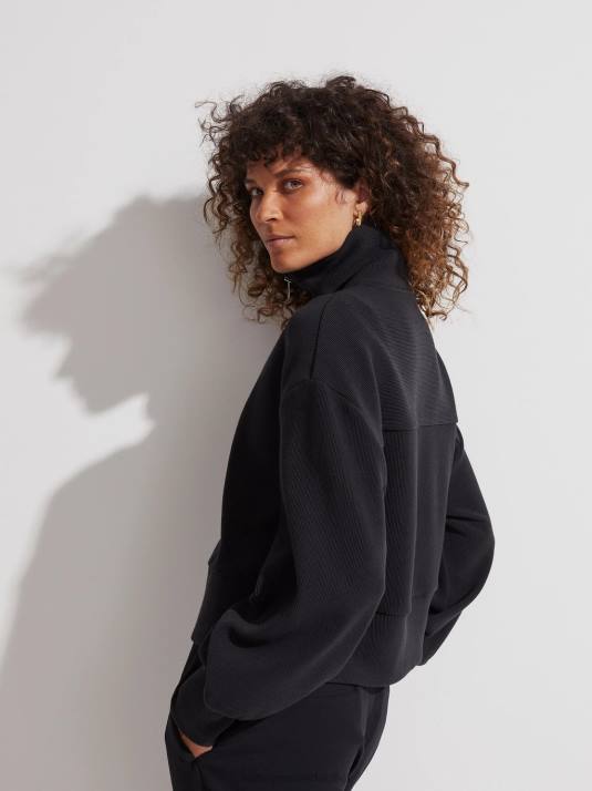 Apparel Black Women Varley Ramona Half-Zip Pullover 00FX144