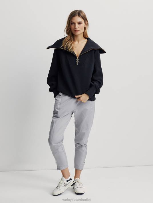 Apparel Black Women Varley Vine Half-Zip Pullover 00FX87