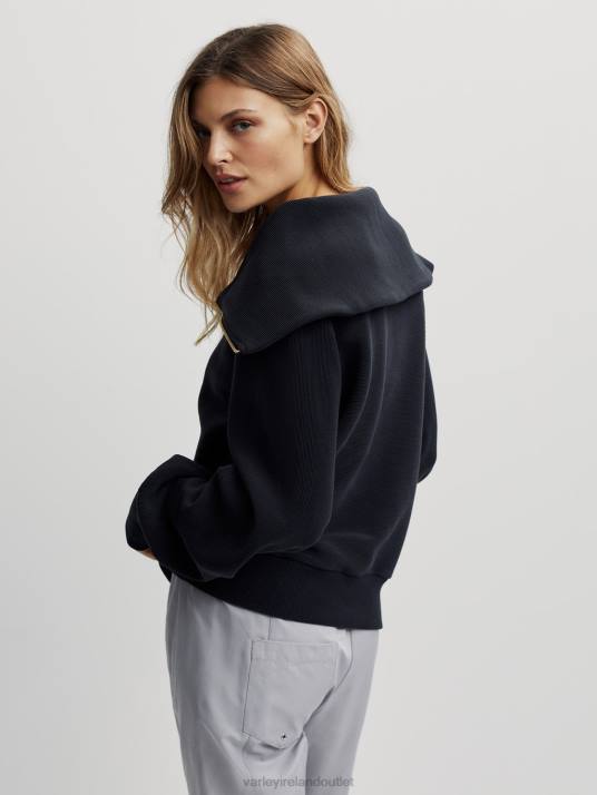 Apparel Black Women Varley Vine Half-Zip Pullover 00FX87