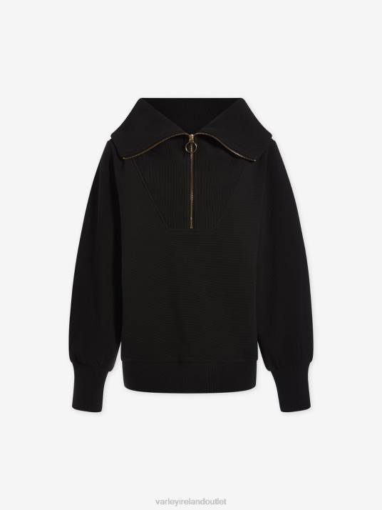 Apparel Black Women Varley Vine Half-Zip Pullover 00FX87