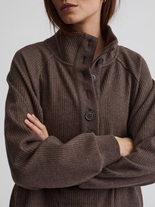 Apparel Chocolate Marl Women Varley Royce Sweat 00FX214