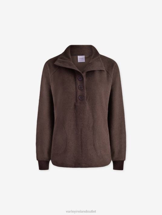 Apparel Chocolate Marl Women Varley Royce Sweat 00FX214