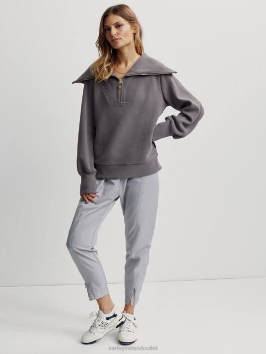 Apparel Deep Charcoal Women Varley Vine Half-Zip Pullover 00FX93