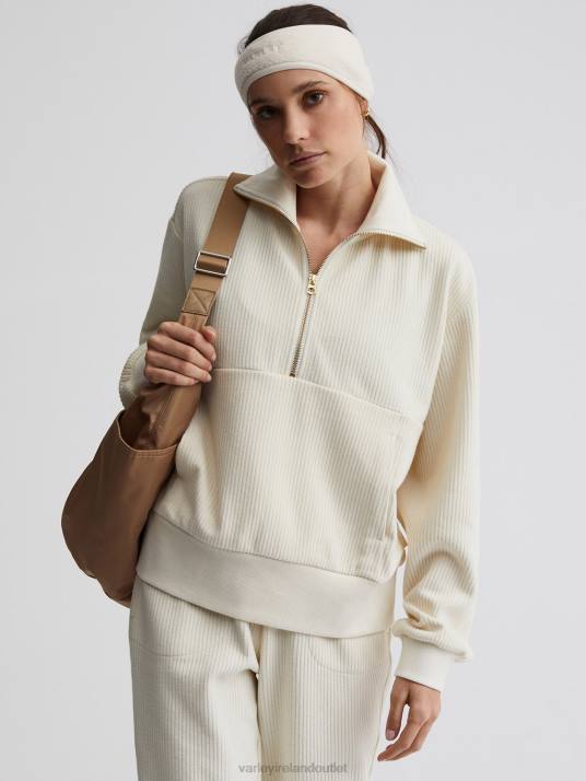 Apparel Egret Women Varley Cyrus Half-Zip Pullover 00FX227