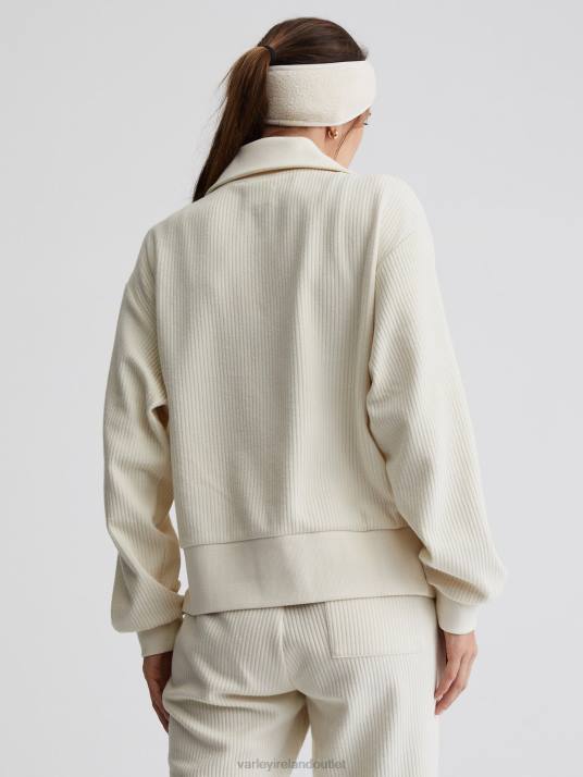 Apparel Egret Women Varley Cyrus Half-Zip Pullover 00FX227