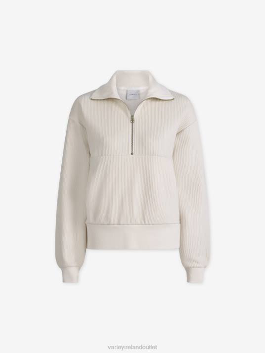 Apparel Egret Women Varley Cyrus Half-Zip Pullover 00FX227