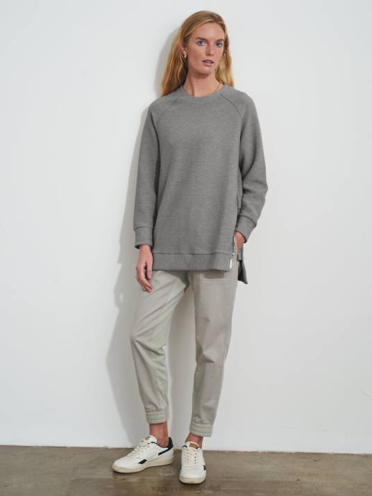 Apparel Grey Marl Women Varley Manning Sweat 00FX106