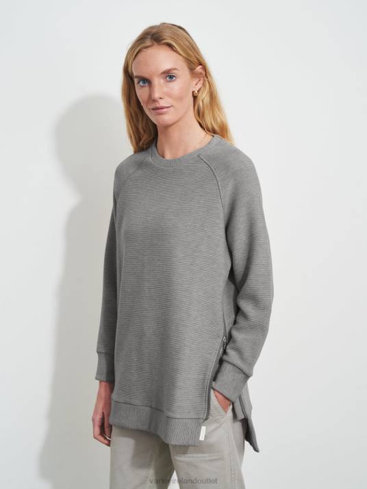 Apparel Grey Marl Women Varley Manning Sweat 00FX106