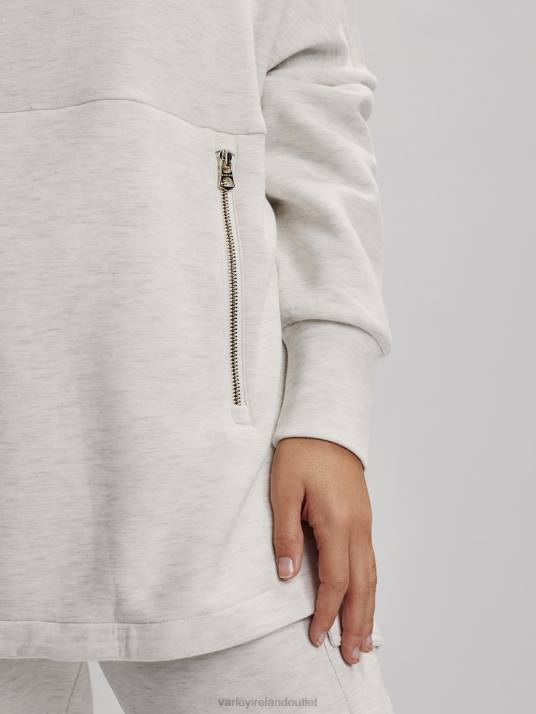 Apparel Ivory Marl Women Varley Bay Sweat 00FX154
