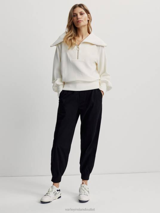 Apparel Ivory Women Varley Vine Half-Zip Pullover 00FX88