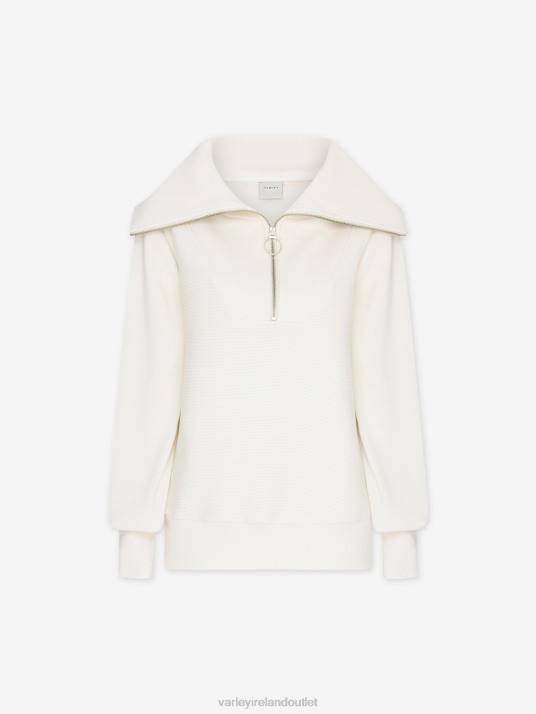 Apparel Ivory Women Varley Vine Half-Zip Pullover 00FX88
