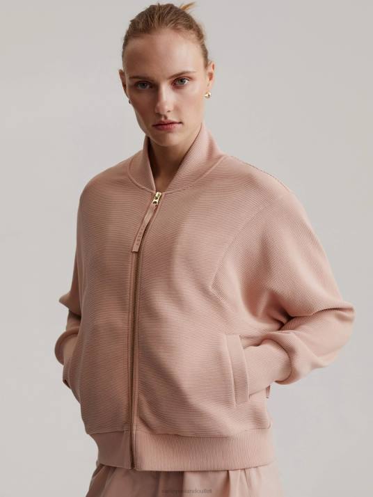Apparel Mahogany Rose Women Varley Alia Zip-Through Sweat 00FX158