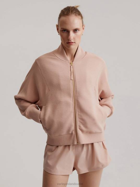 Apparel Mahogany Rose Women Varley Alia Zip-Through Sweat 00FX158