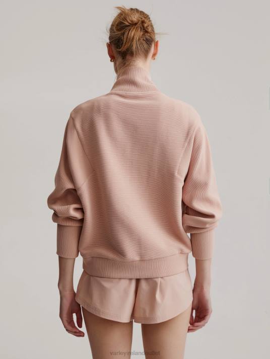 Apparel Mahogany Rose Women Varley Alia Zip-Through Sweat 00FX158