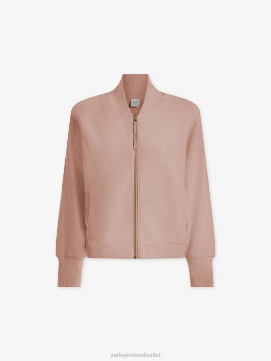 Apparel Mahogany Rose Women Varley Alia Zip-Through Sweat 00FX158