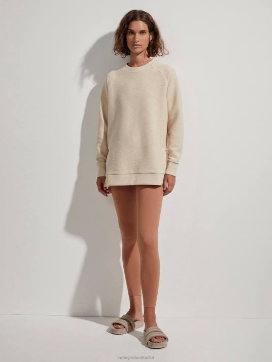 Apparel Oatmeal Marl Women Varley Manning Sweat 00FX104