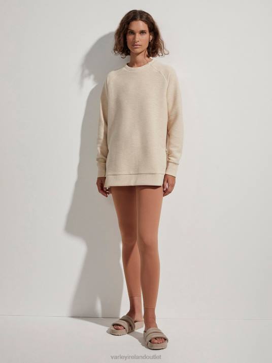 Apparel Oatmeal Marl Women Varley Manning Sweat 00FX104