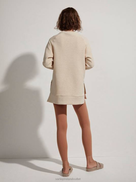 Apparel Oatmeal Marl Women Varley Manning Sweat 00FX104
