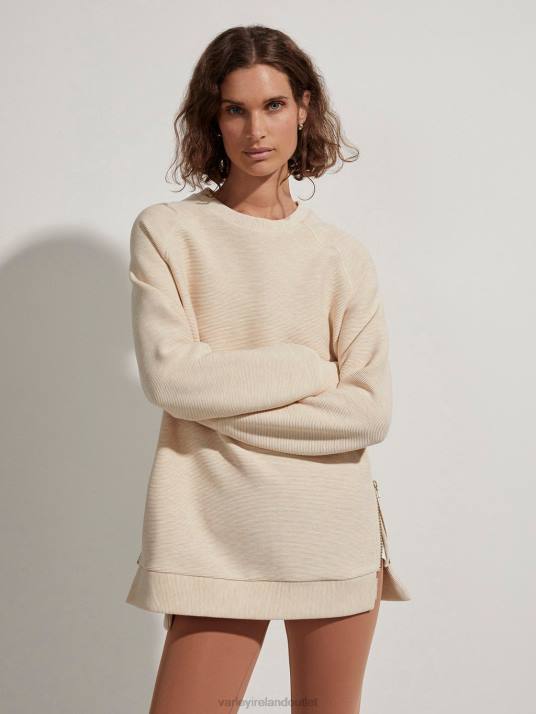 Apparel Oatmeal Marl Women Varley Manning Sweat 00FX104
