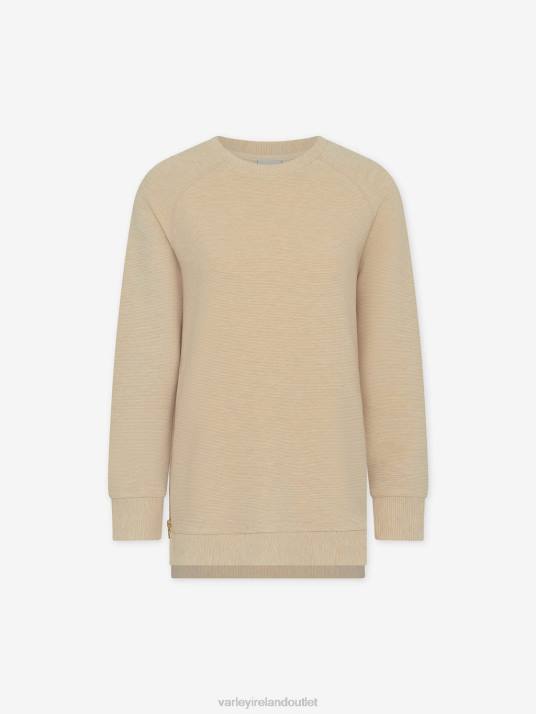 Apparel Oatmeal Marl Women Varley Manning Sweat 00FX104