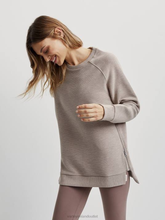 Apparel Taupe Marl Women Varley Manning Sweat 00FX105