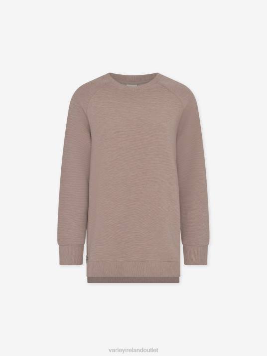 Apparel Taupe Marl Women Varley Manning Sweat 00FX105