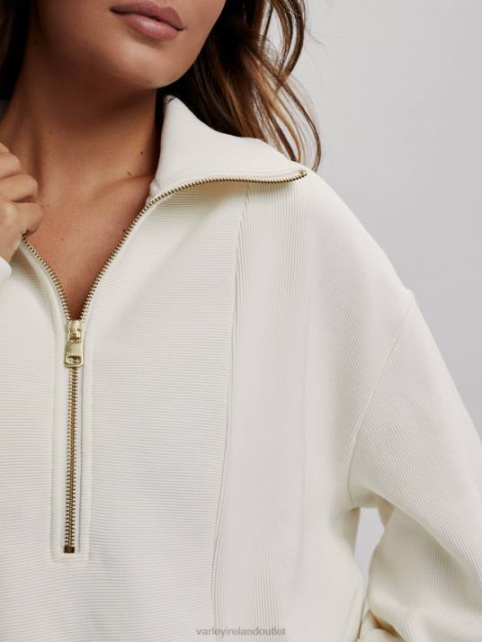 Apparel Whisper White Women Varley Ramona Half-Zip Pullover 00FX147