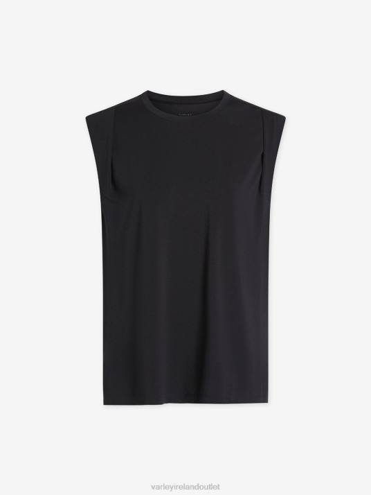 Apparel Black Women Varley Calgary Boxy Tank 00FX115