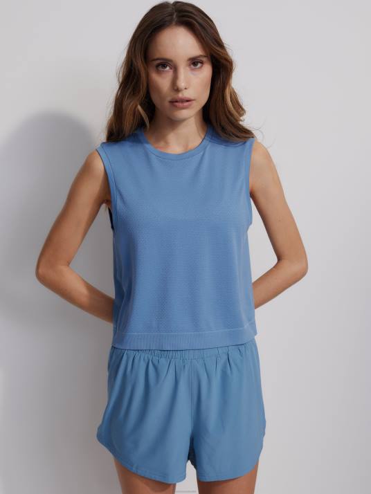 Apparel Blue Heaven Women Varley Page Seamless Crop Tank 00FX43
