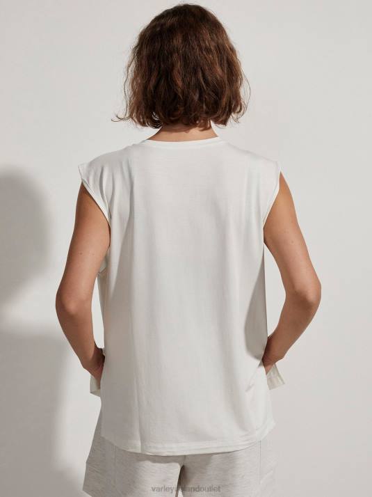 Apparel Cloud Dancer Women Varley Calgary Boxy Tank 00FX116