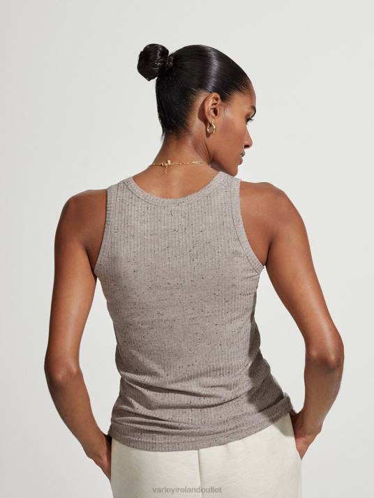 Apparel Deep Taupe Fleck Women Varley Eliza Tank 00FX98