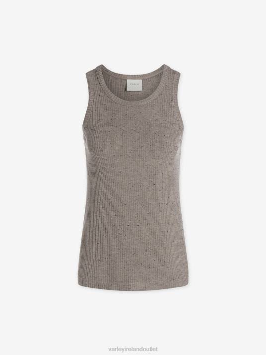 Apparel Deep Taupe Fleck Women Varley Eliza Tank 00FX98