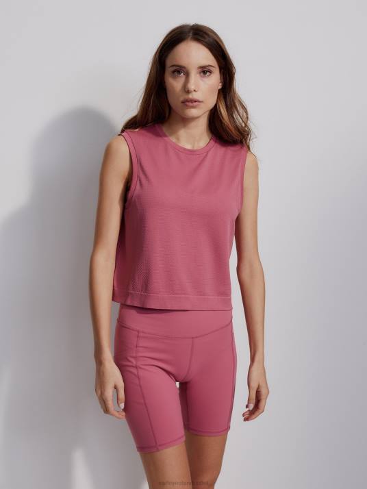 Apparel Rose Wine Women Varley Page Seamless Crop Tank 00FX44