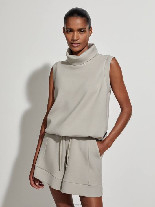 Apparel Sage Grey Women Varley Leigh High-Neck Tank 00FX34