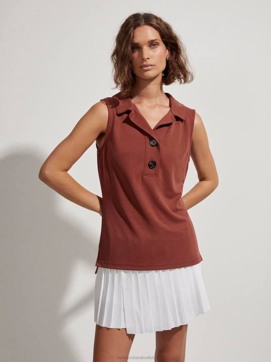Apparel Sienna Women Varley Caine Sleeveless Polo 00FX138