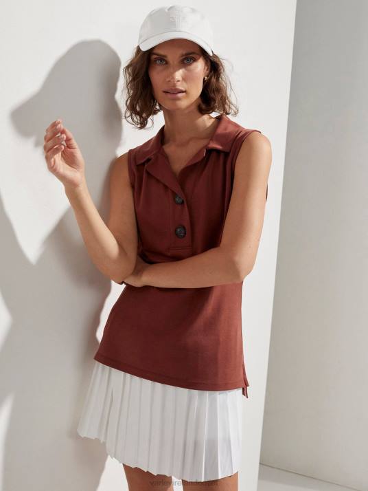 Apparel Sienna Women Varley Caine Sleeveless Polo 00FX138