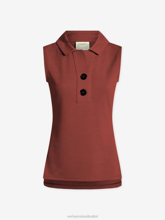 Apparel Sienna Women Varley Caine Sleeveless Polo 00FX138