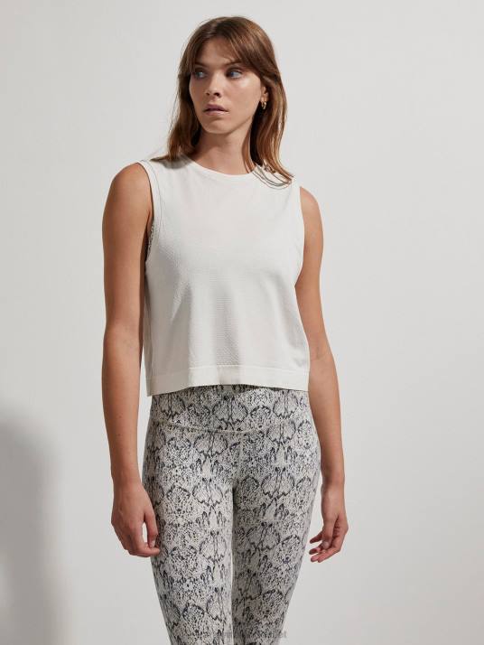 Apparel Snow White Women Varley Page Seamless Crop Tank 00FX42