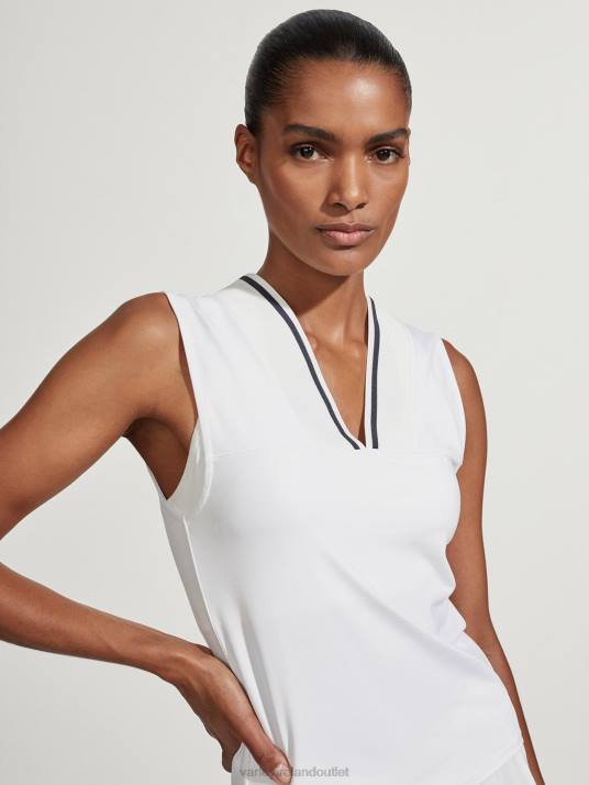Apparel White Women Varley Harcourt Performance Tank 00FX140