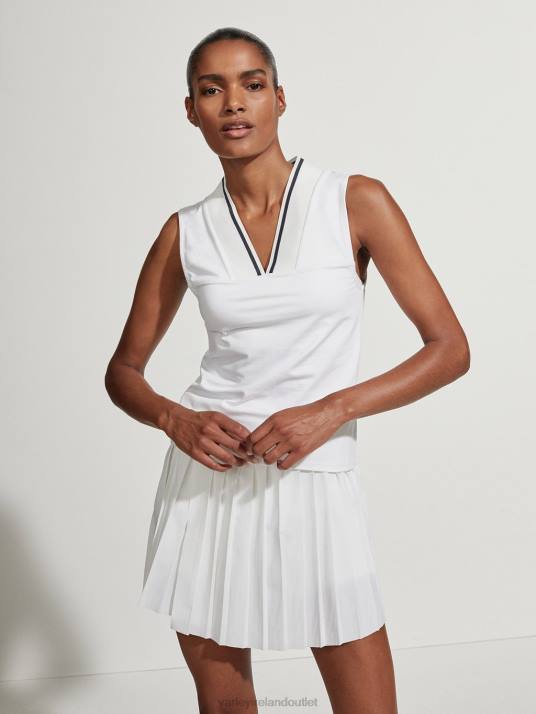Apparel White Women Varley Harcourt Performance Tank 00FX140