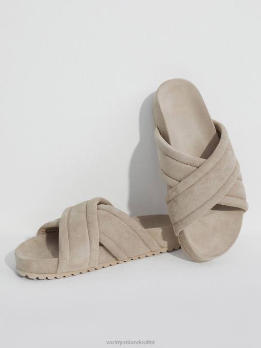 Slides Mink Stone Women Varley Ronley Quilted Slides 00FX480