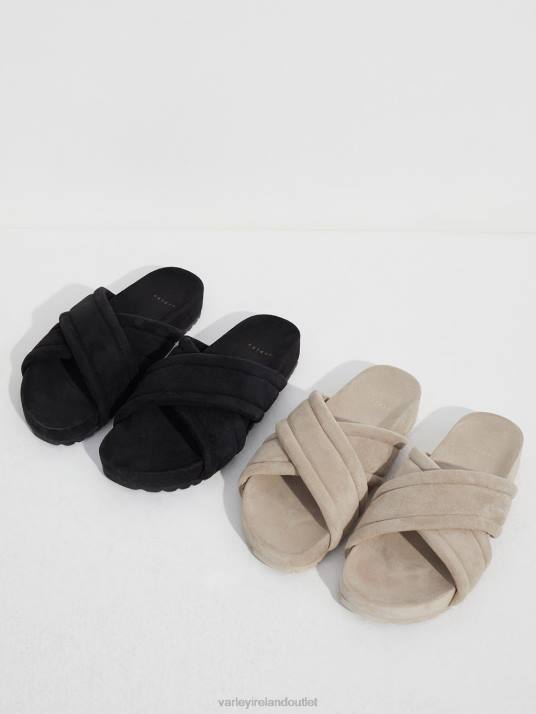 Slides Mink Stone Women Varley Ronley Quilted Slides 00FX480
