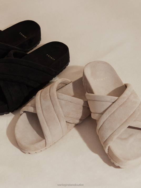 Slides Mink Stone Women Varley Ronley Quilted Slides 00FX480